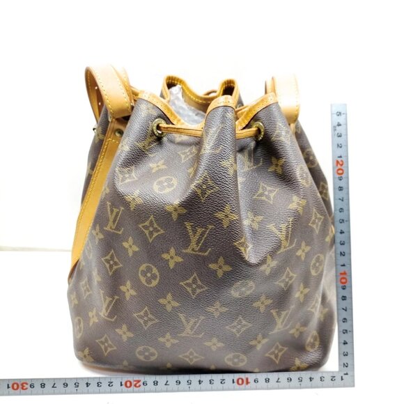 Louis Vuitton LV Shoulder Bag Petit Noe Brown Monogram 845-042825 - Picture 2 of 13